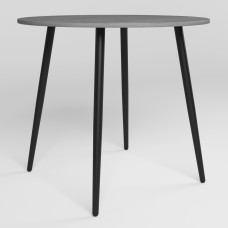 Стіл MODERN LITE BLACK (18) D900х750 4L Бетонний Камінь (NWS-131346)