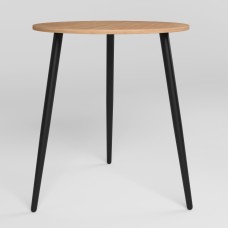 Стол MODERN LITE BLACK (18) D700х750 Бук (NWS-131256)