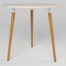 Стол MODERN WOOD BEIGE (19) D800 WHITE/Бук ЛАК 1.007 BEIGE (19) D800 Бук ЛАК 1.007 (NWS-131406)