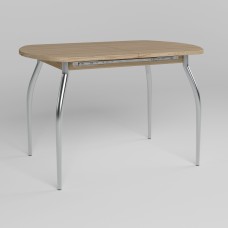Стіл TALIO EXT CHROME (25) 1200/1520х800 В'яз благородний (NWS-131856)
