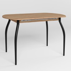 Стол TALIO EXT LITE BLACK (18) 1200/1520х800 Дуб золотой (NWS-131876)