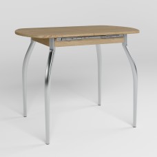Стіл TALIO EXT LITE CHROME (18) 1000/1320х600 Дуб Кам'яний (NWS-131796)