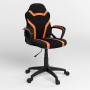 Крісло поворотне FIXY GTP PL51 AB-04/ECO-72 (Чорний/Помаранчевий) (NWS-123791)