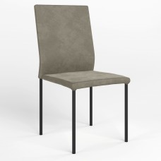 Стул на раме NIK BLACK (BOX-4) PUMA-02 (Серо-бежевый) (NWS-121722)