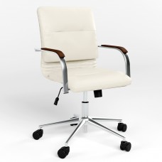 Стул поворотный SAMBA ULTRA GTP CHR64 ECO-50 (Белый) (NWS-124763)