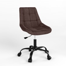 Стул поворотный NICOLE GTS (J) MB61 SQR PL-06 (Темно-коричневый) (NWS-122024)