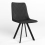 Стілець на рамі VERONIKA 4L BLACK (BOX-1) LN ECO-30 (Чорний) (NWS-122404)