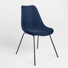 Стул на раме ASTI 4AL SOFT BLACK (BOX-1) PL-12 (Синий) (NWS-127336)