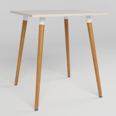 Стіл MODERN WOOD BEIGE (19) 700х700 WHITE/Бук ЛАК 1.007 (NWS-131447)