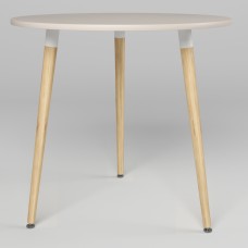 Стол MODERN WOOD BEIGE (19) D800 WHITE/Бук ЛАК 1.018 BEIGE (19) D800 Бук ЛАК 1.018 (NWS-131407)
