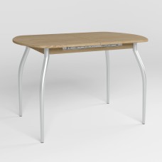 Стол TALIO EXT LITE ALU (18) 1200/1520х800 Дуб Каменный (NWS-131877)