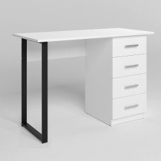 Стіл письмовий TWINKS BLACK 1100х500х750 Білий (NWS-122739)