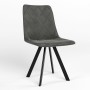 Стул на раме VERONIKA 4L BLACK (BOX-1) LN PUMA-03 (Светло-серый) (NWS-122409)