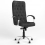 Кресло поворотное CUBA STEEL CHROME (COMFORT) Micro-A (Черный) (NWS-125530)