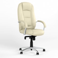 Кресло поворотное MODUS STEEL CHROME ECO-07 (Светло-бежевый) (NWS-126472)