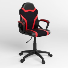 Крісло поворотне FIXY GTP PL51 ECO-30/ECO-90 (Чорний/Червоний) (NWS-123794)