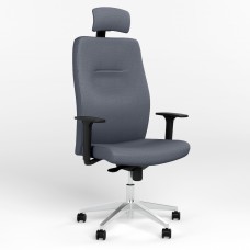 Крісло поворотне VISION R HR ST AL70 P CN-206 (Сірий) (NWS-127134)