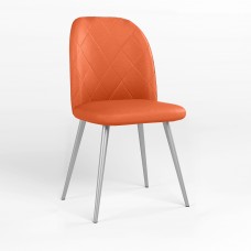 Стілець на рамі MILANA HN ALU (BOX-2) SMP ECO-72 (Помаранчевий) (NWS-128685)