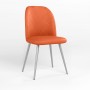 Стул на раме MILANA HN ALU (BOX-2) SMP ECO-72 (Оранжевый) (NWS-128685)