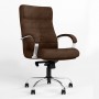 Кресло поворотное ORION STEEL LB CHROME (COMFORT) Micro-B (коричневый) (NWS-126656)