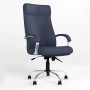 Кресло поворотное ORION STEEL CHROME (COMFORT+ANYFIX) ECO-22 (Синий) (NWS-126577)