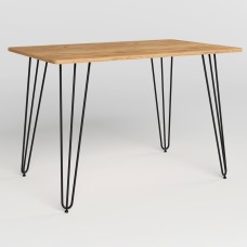 Стол ALLER BLACK (18)-1100х700х750 Дуб золотой (NWS-122690)