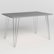 Стіл ALLER CHROME (18)-1200х800х750 Бетонний Камінь (NWS-130308)