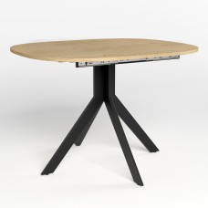Стіл ARGON LOFT BLACK (18) 1100/1420х900 Дуб Кам'яний (NWS-130378)
