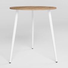 Стол MODERN LITE WHITE (18) D700х750 Дуб золотой (NWS-131258)