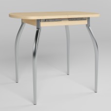 Стіл TALIO EXT CHROME (25) 900/1220х600 Береза полярна (NWS-131748)