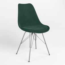 Стул на раме ASTI ALU SOFT 4A (BOX-1) PUMA-08 (Изумрудно-зеленый) (NWS-127223)