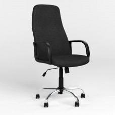 Стул поворотный DIPLOMAT KD TILT CHR68 ZT-25 (Черный) (NWS-125734)