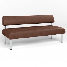 Диван без підлок. OFFICE ECO-21 (Темно-коричневий) (NWS-122834)