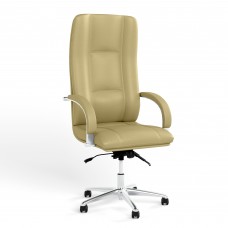 Крісло поворотне STAR STEEL CHROME ANYFIX AL68 LE-F (Світло-бежевий) (NWS-126835)