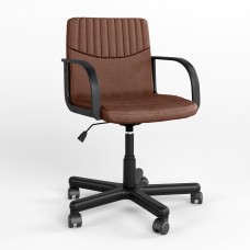 Крісло поворотне TRADE PM60 ECO-21 (Темно-коричневий) (NWS-132256)