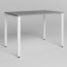 Стол BERN WHITE (18)-1100х680х750 Бетонный камень (NWS-130639)