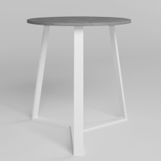 Стол CALIPSO WHITE (18) D680 Бетонный камень (NWS-130729)