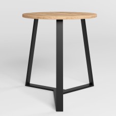 Стол CALIPSO BLACK (25) D680 Дуб золотой (NWS-130769)