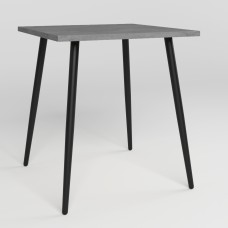 Стол MODERN LITE BLACK (18) 700х700х750 Бетонный камень (NWS-131169)