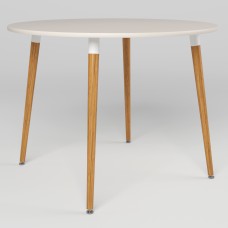 Стіл MODERN WOOD WHITE BEIGE (19) D1000 4L Бук ЛАК 1.007 (NWS-131439)