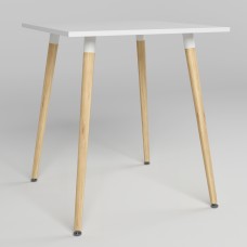 Стіл MODERN WOOD WHITE (19) 700х700 WHITE/Бук ЛАК 1.018 (NWS-131449)