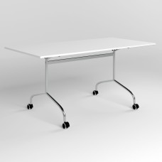 Стол RUNN CHROME (18) 1600х800 Белый (NWS-131689)