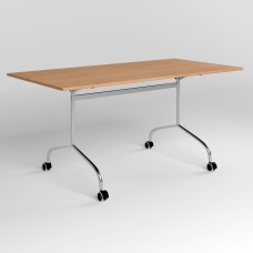 Стол RUNN CHROME (18) 1600х800 Бук (NWS-131699)