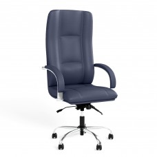 Крісло поворотне STAR STEEL CHROME ANYFIX CHR68 ECO-22 (Синій) (NWS-126761)