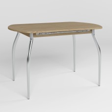 Стол TALIO EXT LITE CHROME (18) 1200/1520х800 Дуб Каменный (NWS-131879)