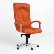 Кресло поворотное GERMES STEEL CHROME ECO-72 (Оранжевый) (NWS-126072)