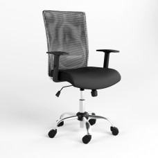 Кресло поворотное EVOLUTION R SL CHR68 OH-5 ECO-30 (Черный) (NWS-125935)