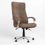 Кресло поворотное ORION STEEL CHROME (ANYFIX) Micro-B (коричневый) (NWS-126618)