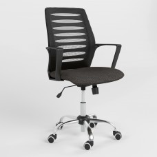 Кресло поворотное WEBSTAR BLACK GTP TILT CHR61 OH-1/C-26 (Серый/Черный) (NWS-125009)