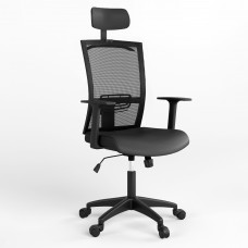 Крісло поворотне STILO HR SL PL64 OH-5 ECO-30 (Чорний) (NWS-126880)